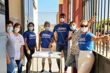 La campaña de vacunación de dos días de duración se lleva a cabo en las instalaciones de San Juan Bosco/TA.